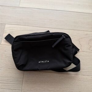 Athleta Women’s All About Crossbody Belt Bag, Black
